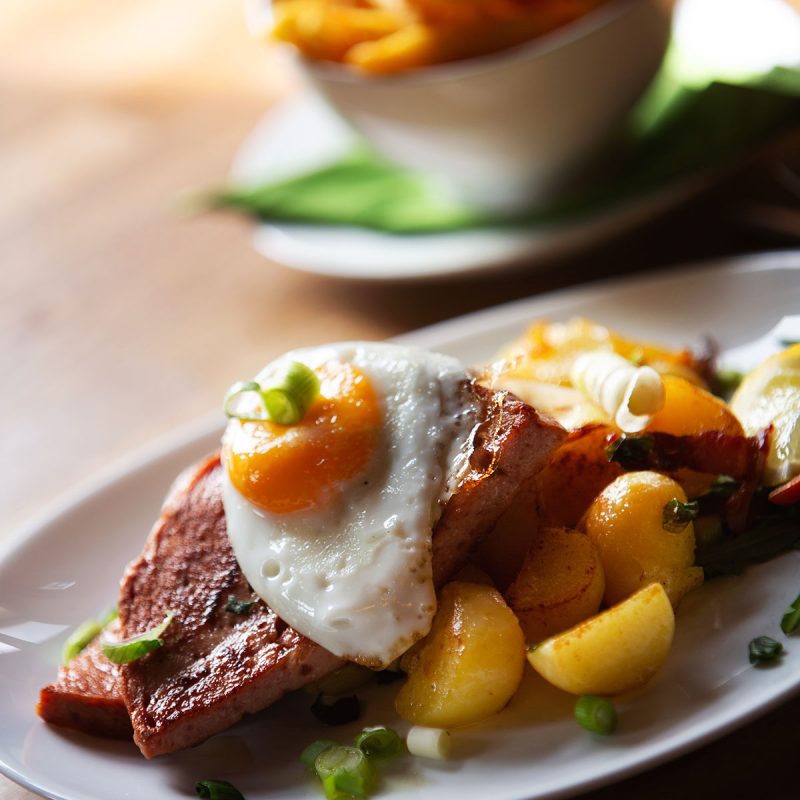 Mahlzeit aus Fritten